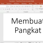 Cara Membuat Pangkat di PPT